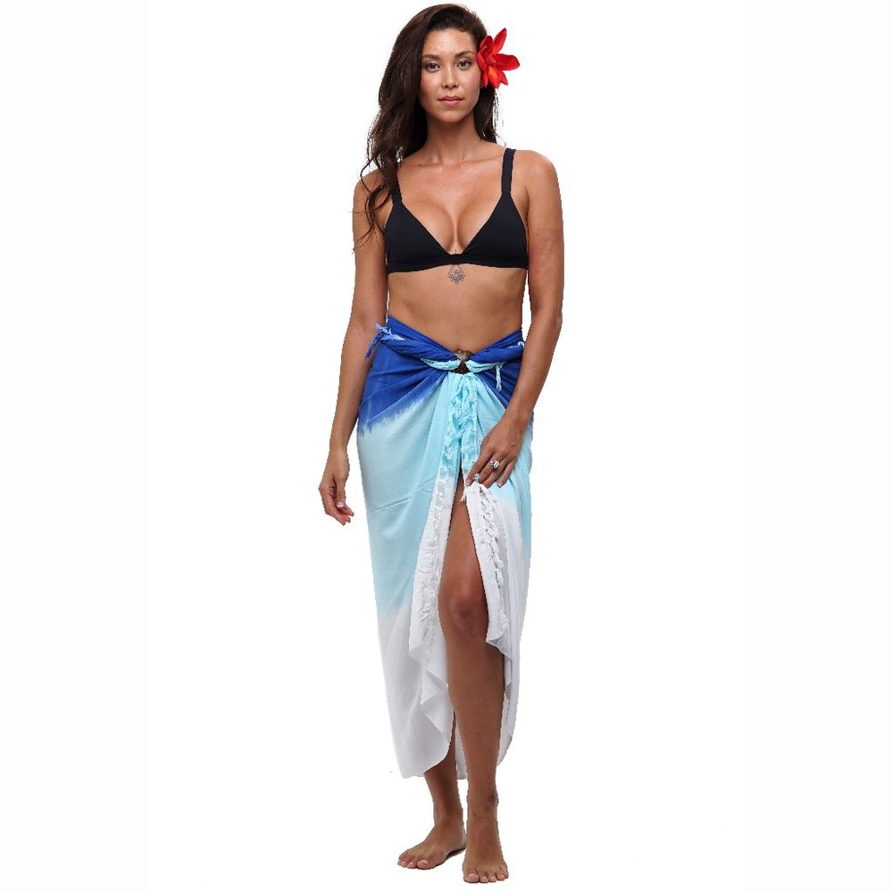 Dip Dye Sarongs Blue